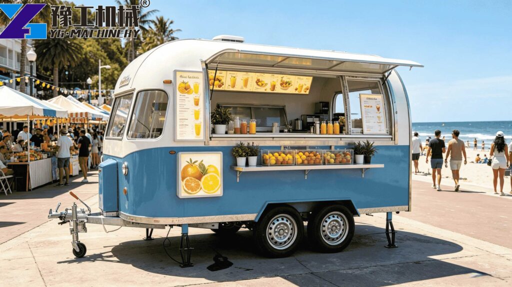 custom mobile food trailer