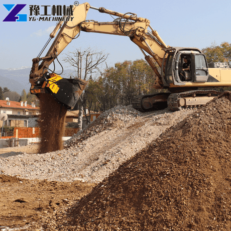 demolition crushing bucket tool