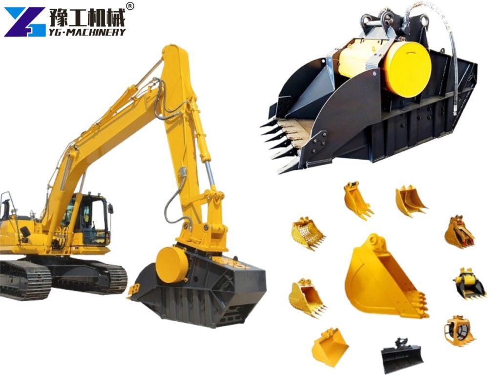 excavator crusher bucket for sale