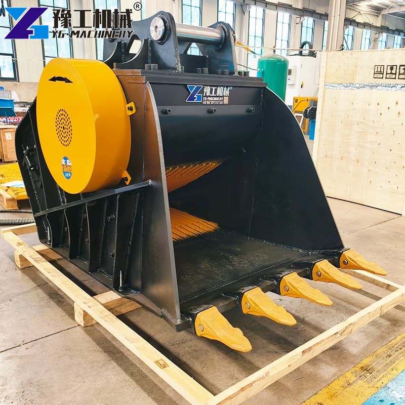 excavator crusher bucket