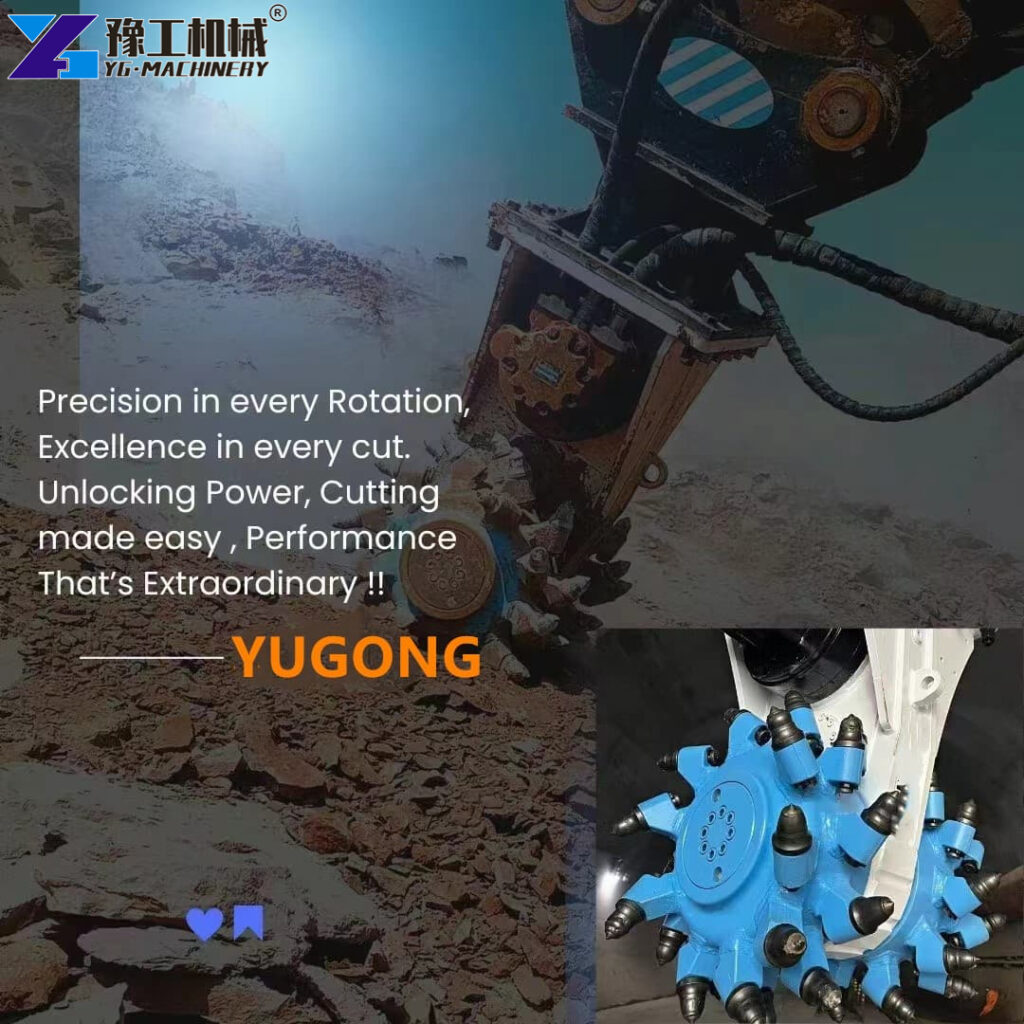 grinder attachment for excavator