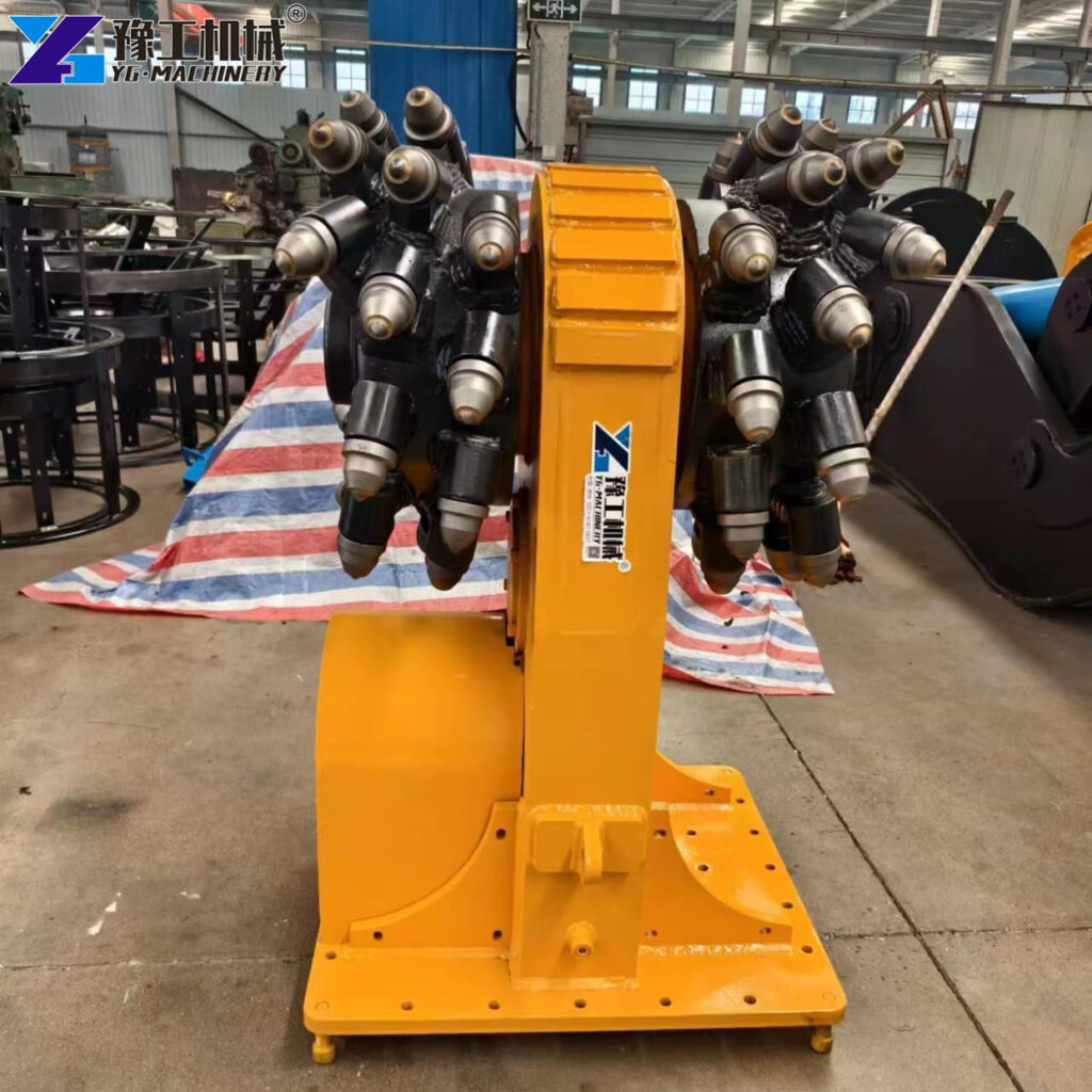 hydraulically driven milling drum